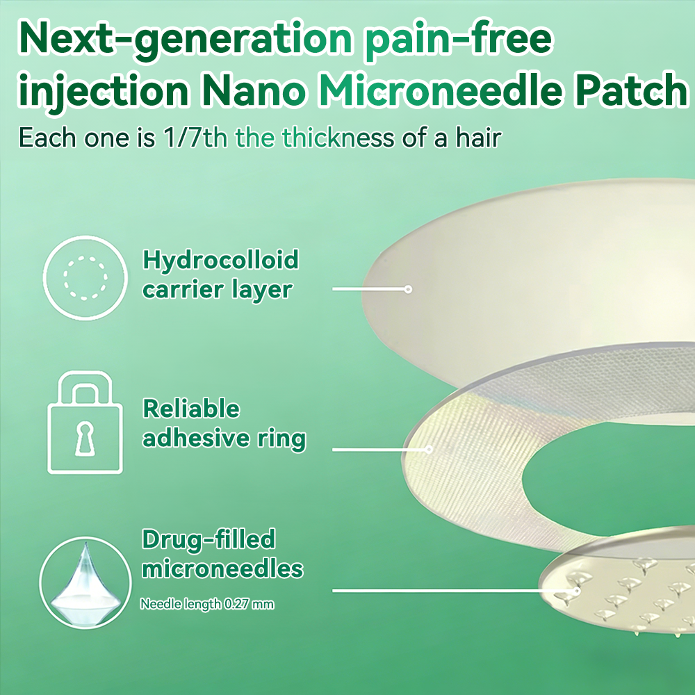 FDA Registered & GMP Certified InsLemon® Moringa × Berberine × AMPK 10-in-1 Metabolic Support Nano Microneedle Patch  (Just once a day, visible changes in 7 days)