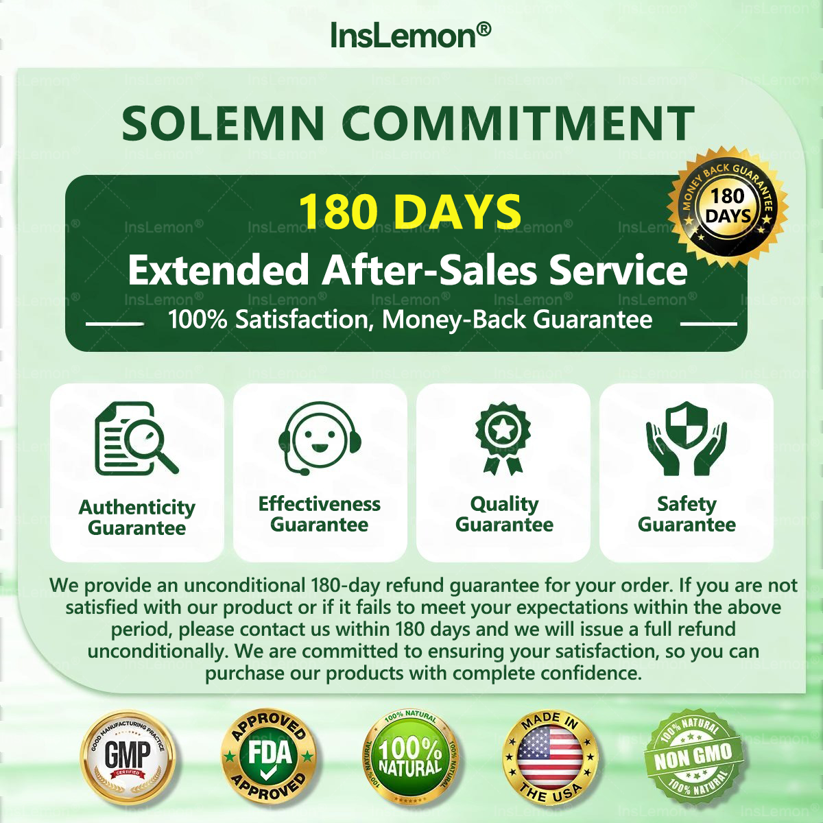 FDA Registered & GMP Certified InsLemon® Moringa × Berberine × AMPK 10-in-1 Metabolic Support Nano Microneedle Patch  (Just once a day, visible changes in 7 days)